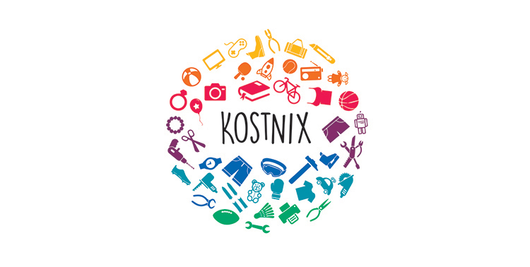 KostNix Logo weiss